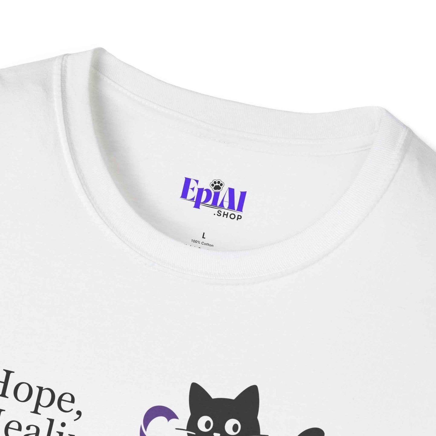 Hope & Hairballs Cat T-Shirt – Epikitty Parent Awareness Tee