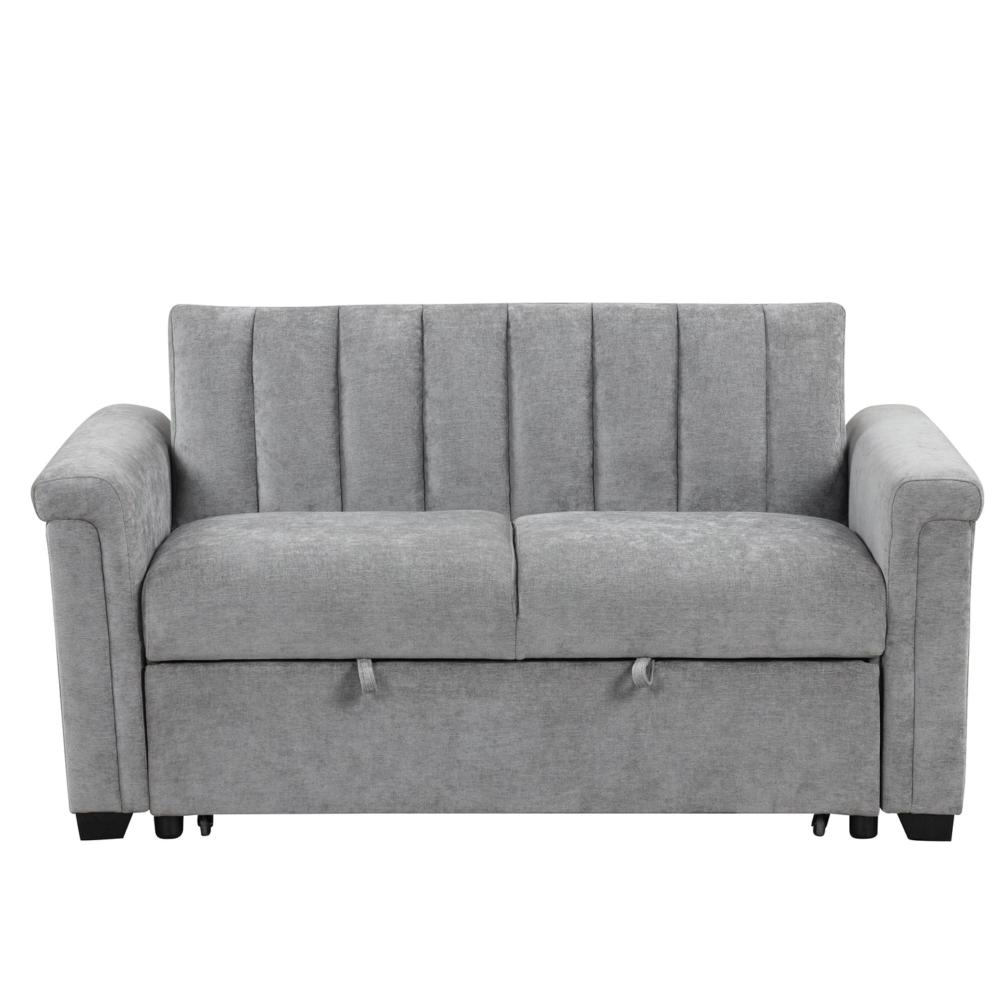 U_STYLE Convertible Soft Cushion Sofa Pull Bed ,for Two People to Sit On - Korvel