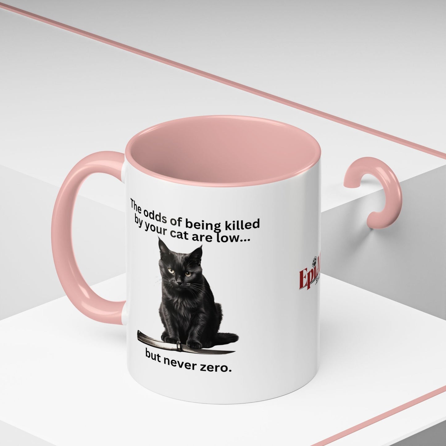 Charming Cat-Themed Accent Coffee Mug (11oz & 15oz) - Korvel