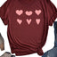 Camiseta de 6 corazones 1248