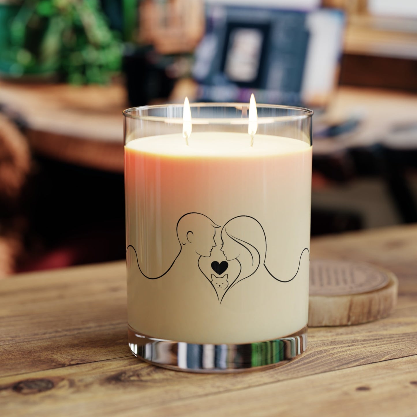 Love Lives Here – Valentine Candle
