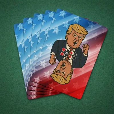 Cartas de Póker Paródicas Patrióticas – Edición Rojo, Blanco y Enfurecido