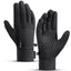 Outdoor warm cold windproof riding gloves touch screen windproof and anti-skid women's velvet full finger gloves - Korvel