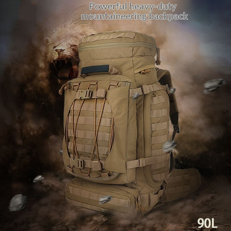 Mochila táctica impermeable de 90L de alta resistencia