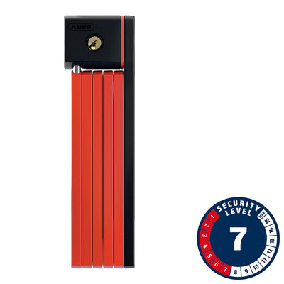 Abus Bordo uGrip 5700 SH Folding Lock - 80cm Red