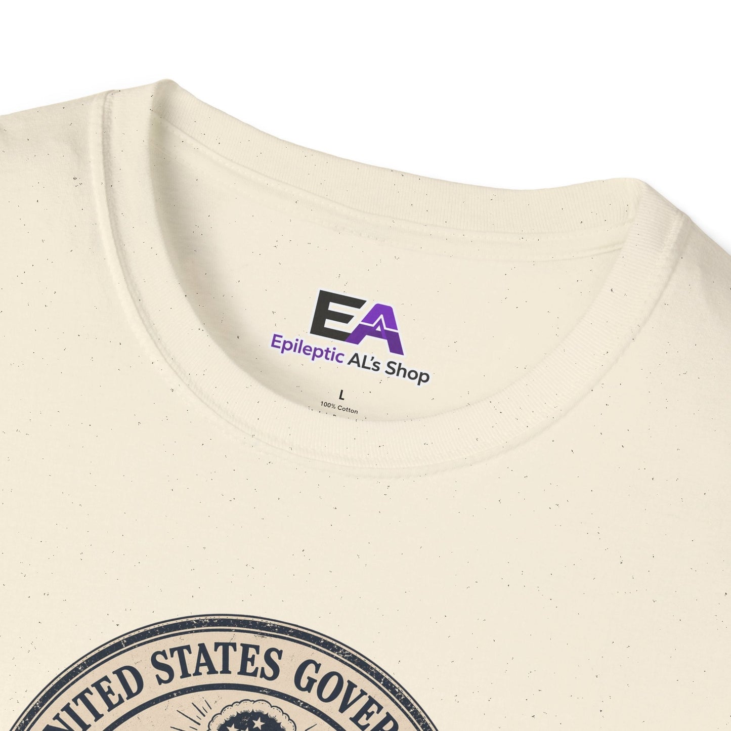 T-shirt avec le sceau du gouvernement des États-Unis - T-shirt en coton premium