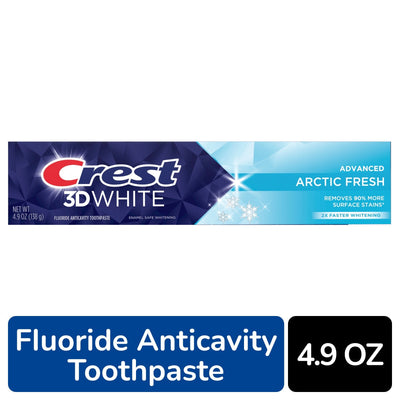 Crest 3D White Advanced Fluoride Toothpaste - Arctic Fresh 4,9 Oz