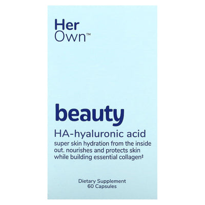 Her Own Beauty Hyaluronic Acid Capsules for Skin Hydration