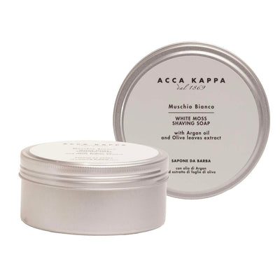Acca Kappa Muschio Bianco Jabón de Afeitar Musgo Blanco 8.45 oz.