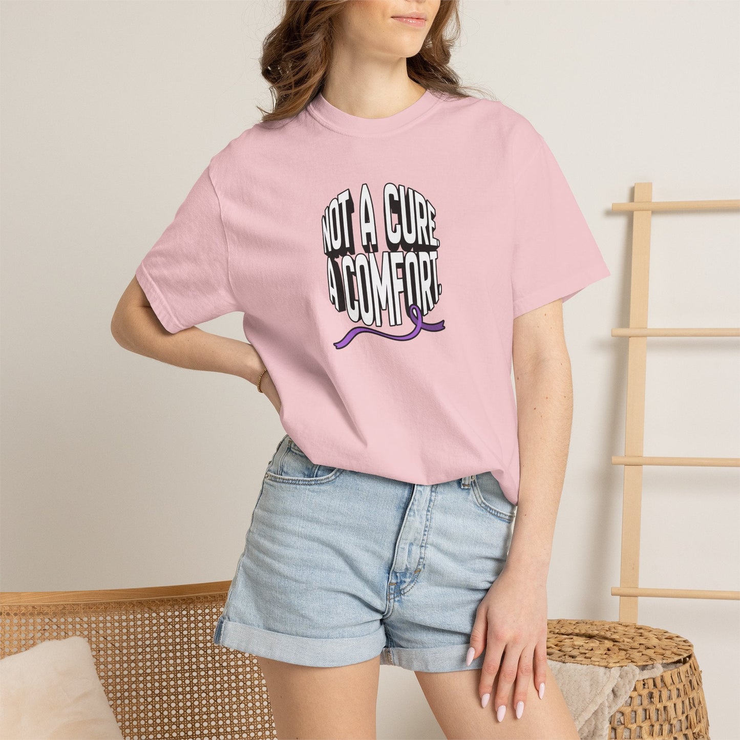 Pas un remède, un vêtement de confort - T-shirt teint en pièce
