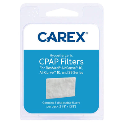 Carex Hypoallergenic CPAP Filters for ResMed Machines