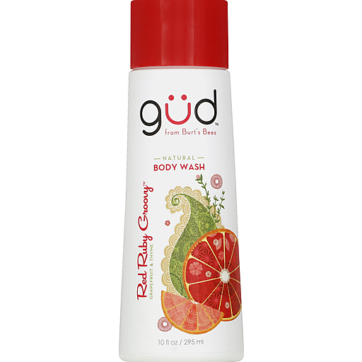 Gel Douche Naturel Gud Ruby Rouge Pamplemousse Groovy & Thym