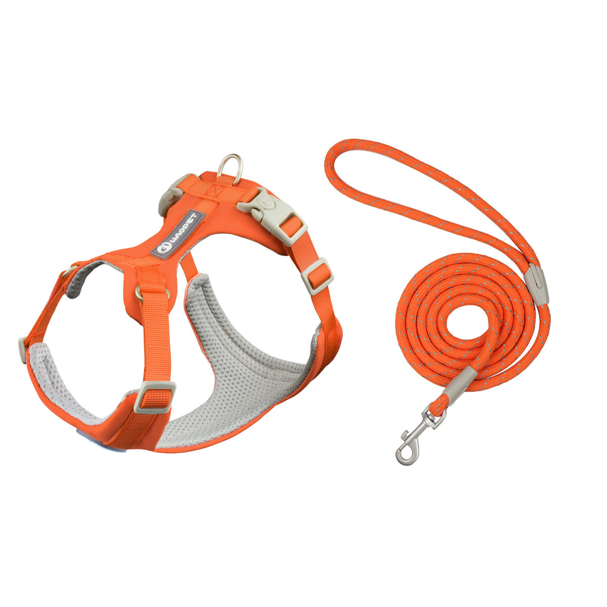 Whippet Anti-Slip Dog Harness Lightweight Dog Harness Breathable and Durable Adjustable Vest for Medium-Sized Dog Greyhounds - Korvel