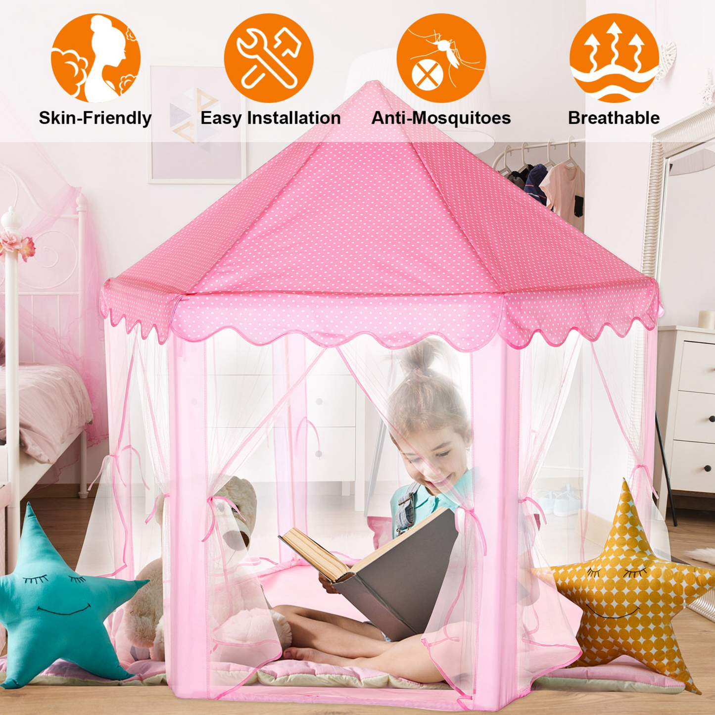 Tente de jeu Princesse GBruno pour enfants