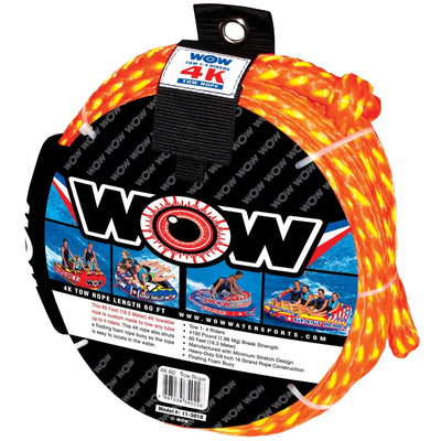 WOW Watersports 4K 60' Tow Rope for Water Sports