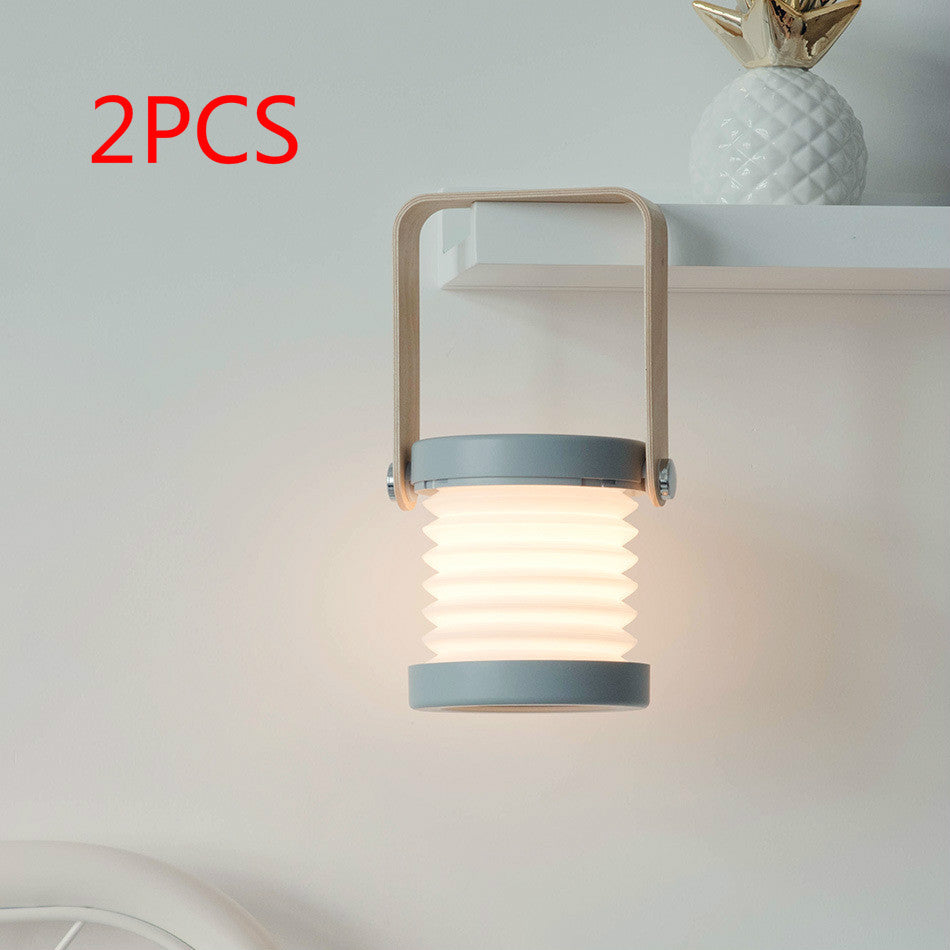 Foldable Touch Dimmable LED Night Light - Portable Lantern