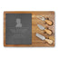 Planche à Charcuterie en Acacia et Ardoise Gravée