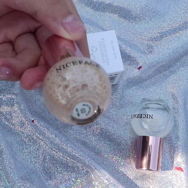 NICEFACE Run Flash Unicorn Fairy Highlight Liquid Body Face Highlighter Brightening Liquid Repair Volume Liquid - Korvel