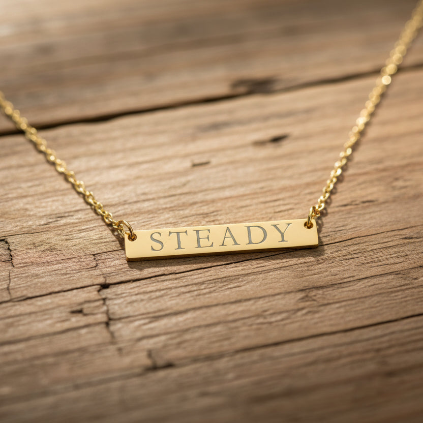 STEADY Bar Necklace – Minimalist Jewelry for Everyday Wear