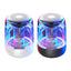 Portable Bluetooth Speaker with Powerful Bass and LED Light