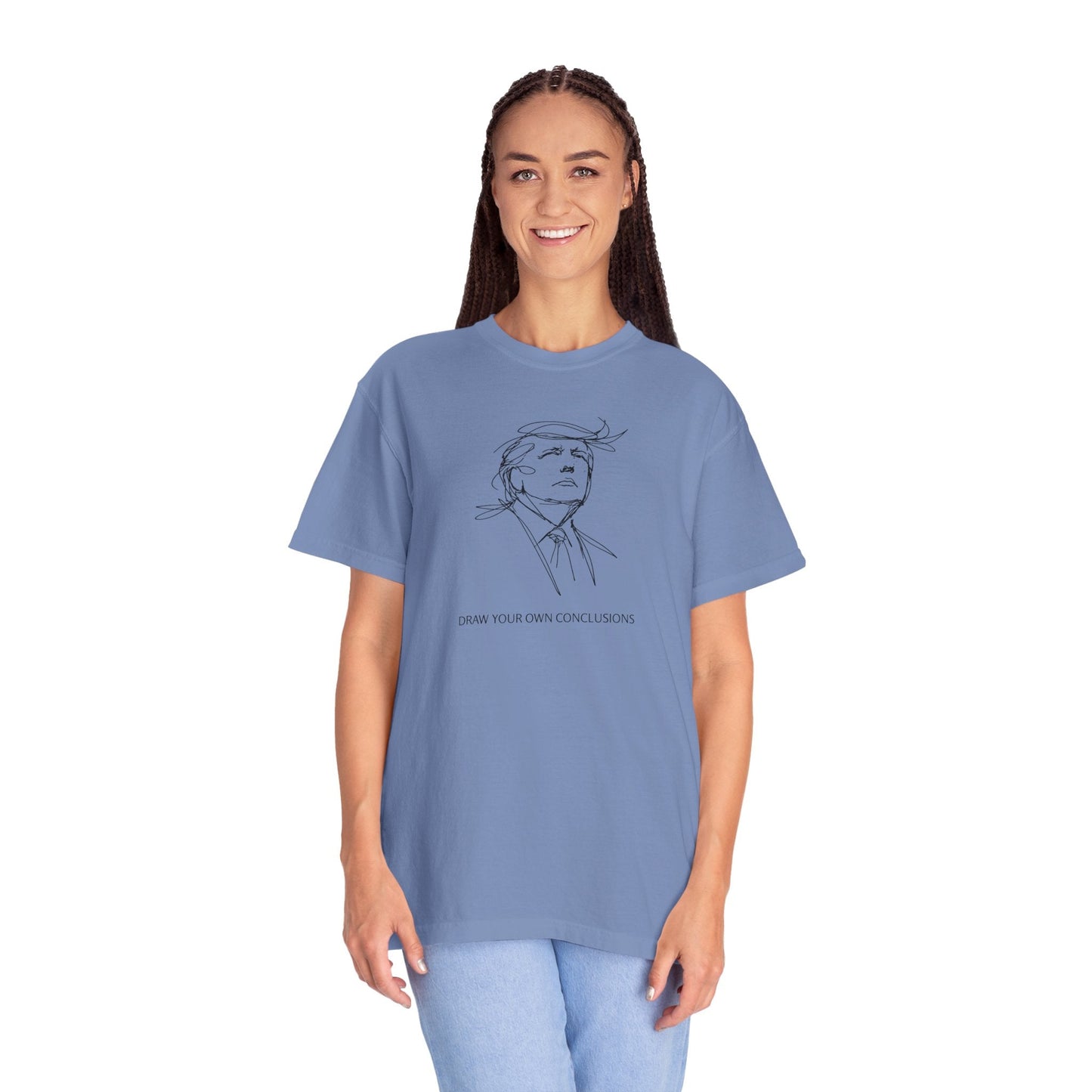 Saca tus propias conclusiones camiseta gráfica unisex