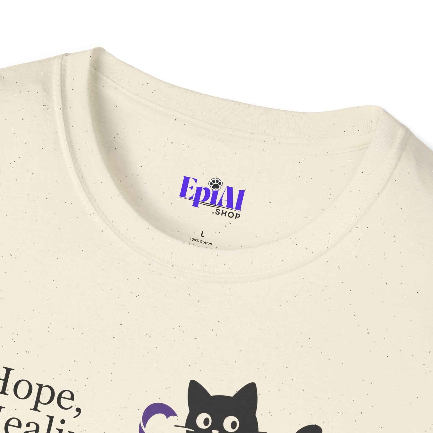 Hope & Hairballs Cat T-Shirt – Epikitty Parent Awareness Tee
