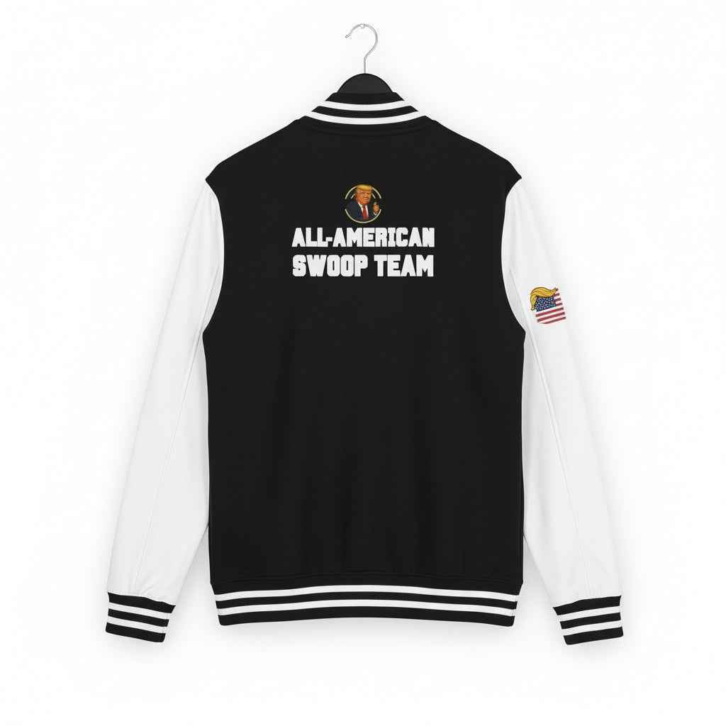 All American Swoop Team Letterman Jacket – Varsity Edition