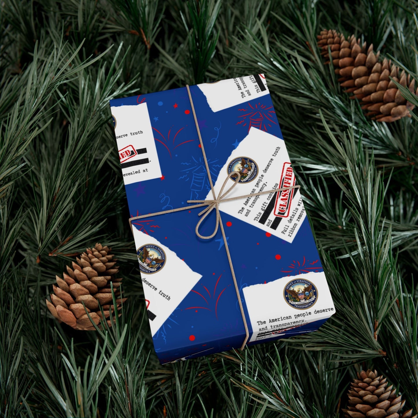 Papel de Regalo de Documentos Clasificados para Todas las Ocasiones