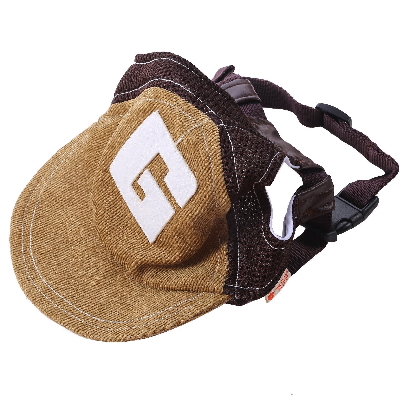 Sun Hat with G-Word Dog Design, Travel Sun Hat for Spring and Autumn, Outdoor Sun Protection with Mesh Ventilation, Pet Themed Baseball Cap - Korvel