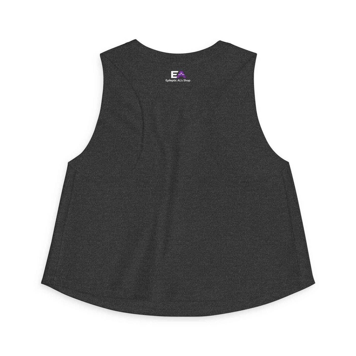 Stable Instability Epilepsy Awareness Crop Tank - Purple Ribbon