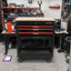 3 DRAWERS MULTIFUNCTIONAL TOOL CART WITH WHEELS AND WOODEN TOP - Korvel