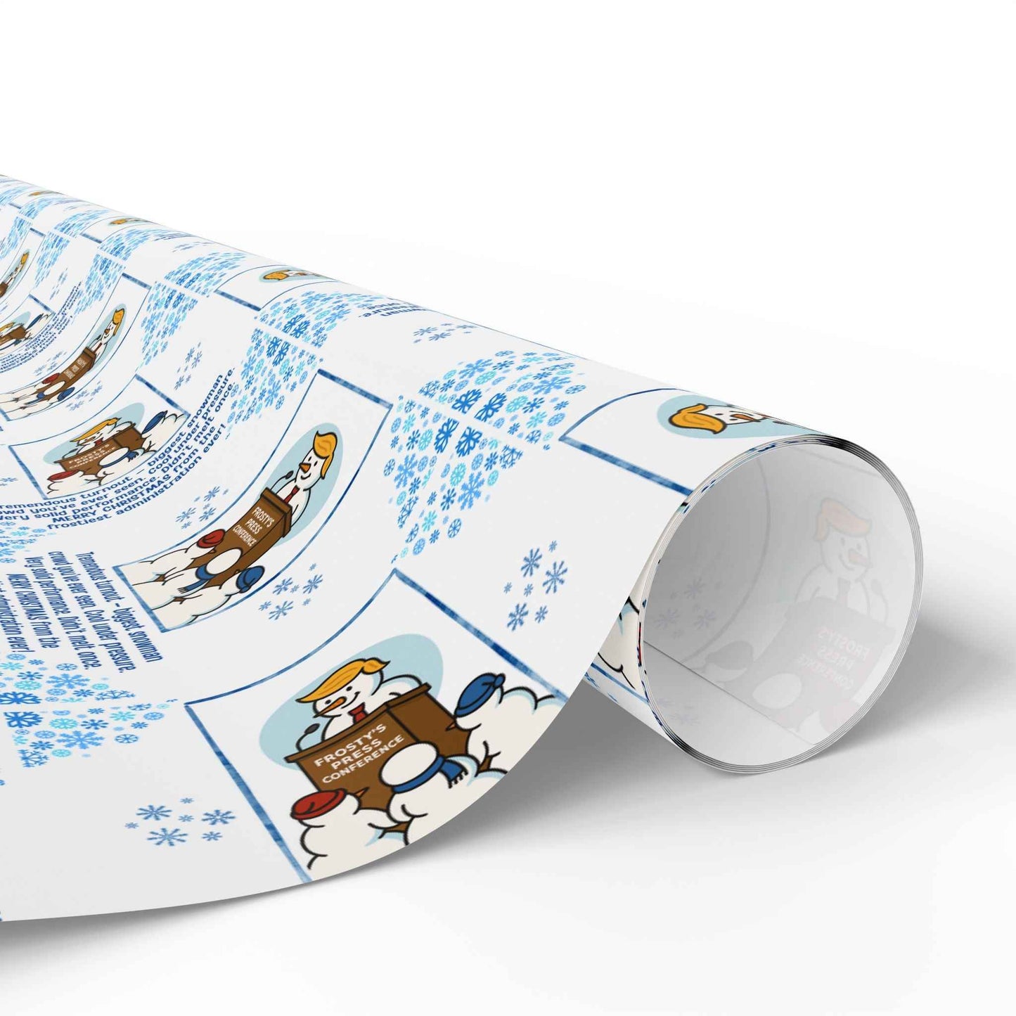 Papier Cadeau de la Conférence de Presse de Frosty