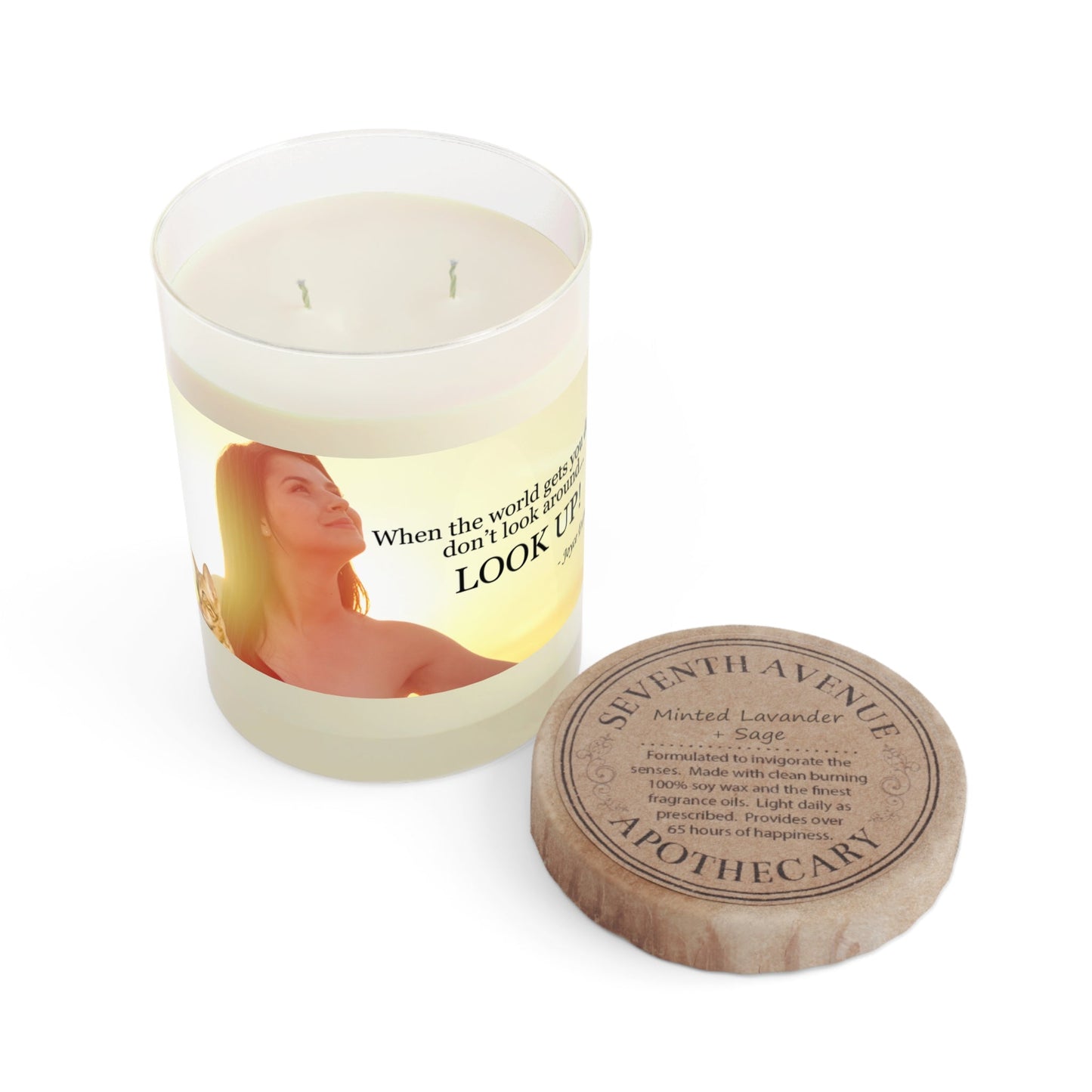 Don't Look Around - Look Up Scented Candle - 11oz Glass