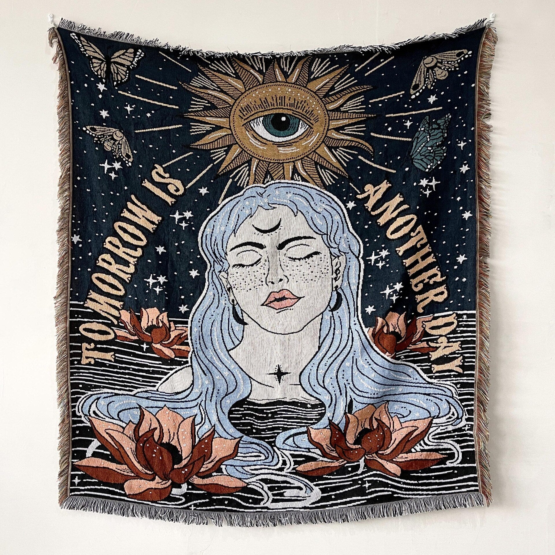 Evil Eye Beach Blanket Fashion Towel Camping Mat Picnic Rug Demon Eye Home sofa Throw Blanket Camp Tent Outdoor Deco - Korvel