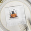 Serviettes d'Halloween avec Chats et Citrouilles pour Célébrations Festives