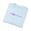 Camiseta Unisex Minimalista de Concienciación sobre la Epilepsia con Onda EEG - Diseño Púrpura