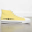 Tail Up, Move On High-Top Canvas Sneakers