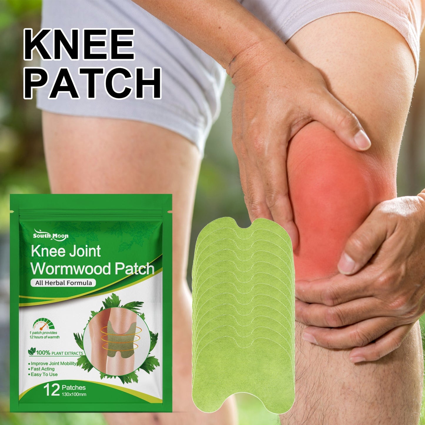 Knee Joint Care Patch Relieve Knee, Lumbar, Shoulder And Neck Joint Pain Joint Care Patch - Korvel