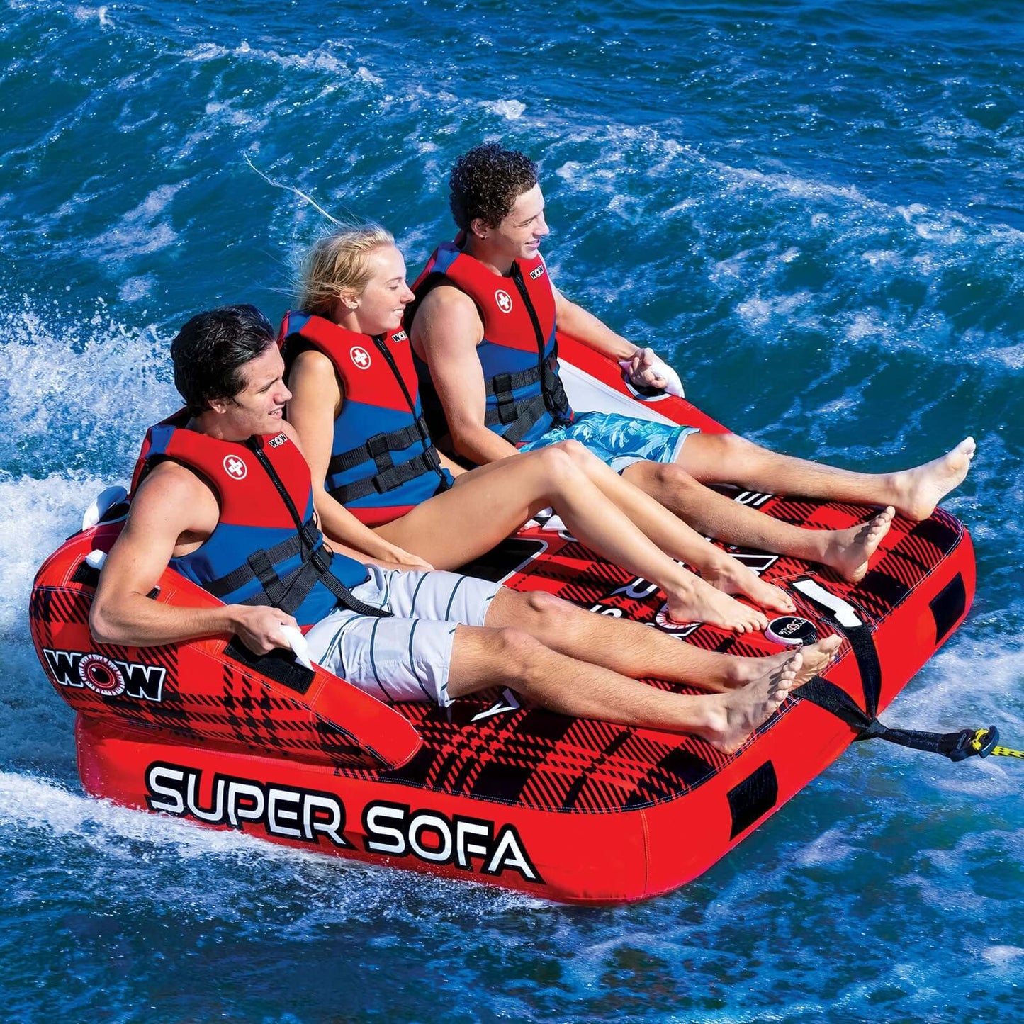 WOW Sports Super Sofa 1 a 3 Personas Remolcable
