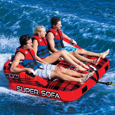 WOW Sports Super Sofa 1 to 3-Person Towable