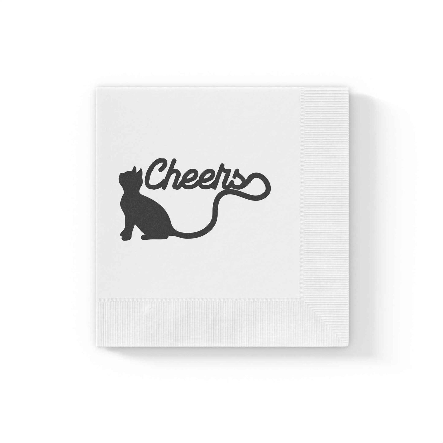 Cheers Cat Tail Cocktail & Luncheon Napkins