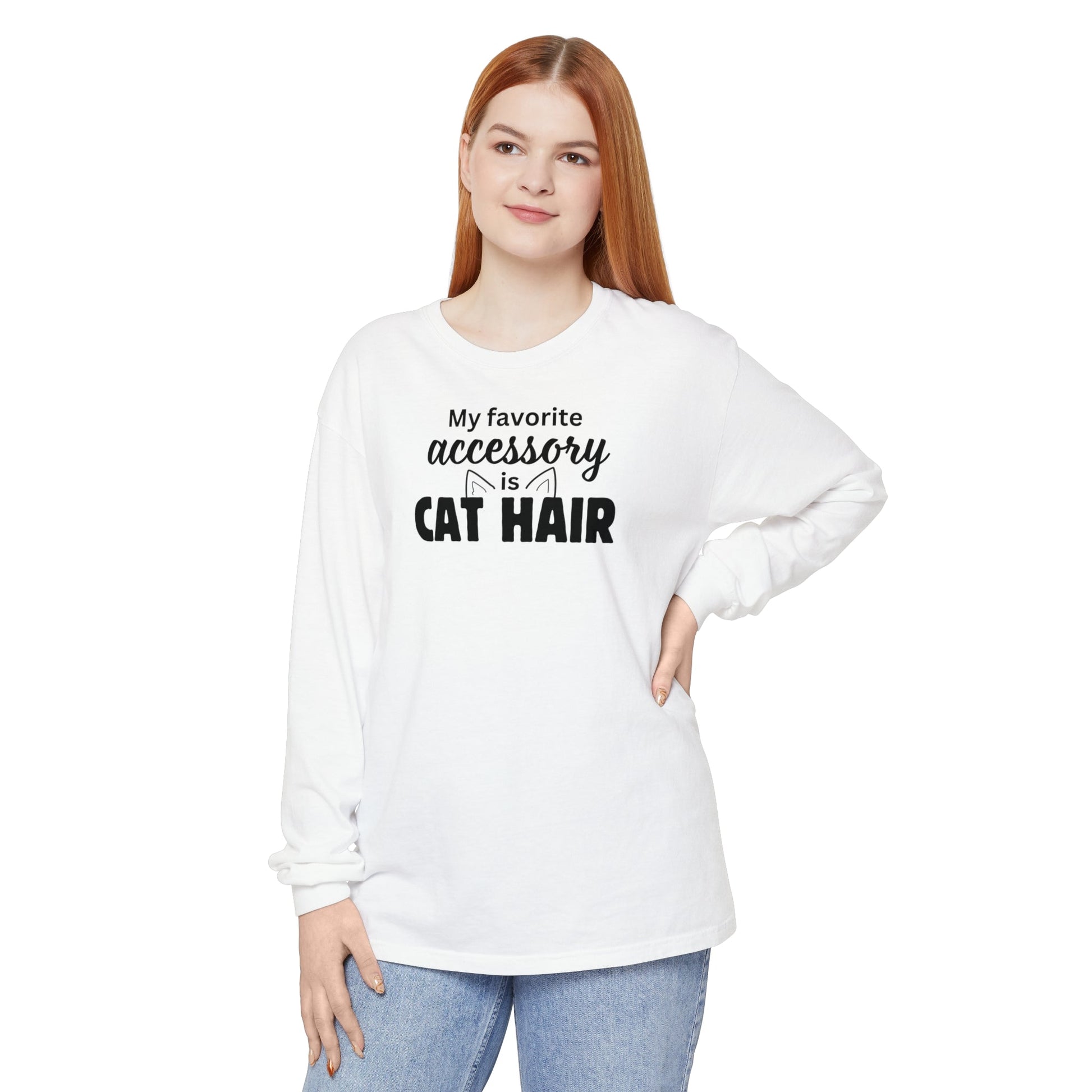 Stylish Cat Lover's Unisex Long Sleeve Tee - Korvel