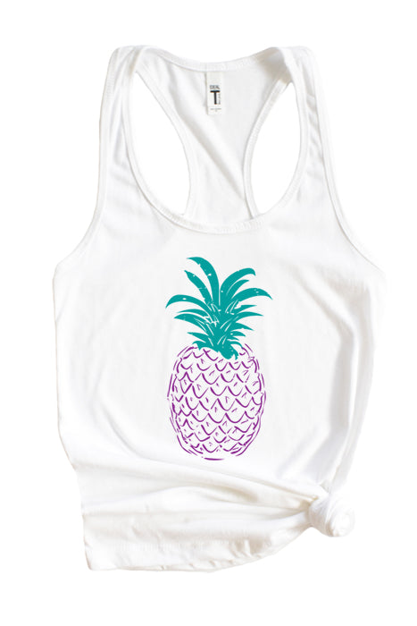 Pineapple Racerback Tank Top