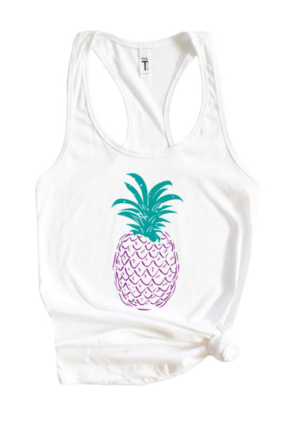 Pineapple Racerback Tank Top