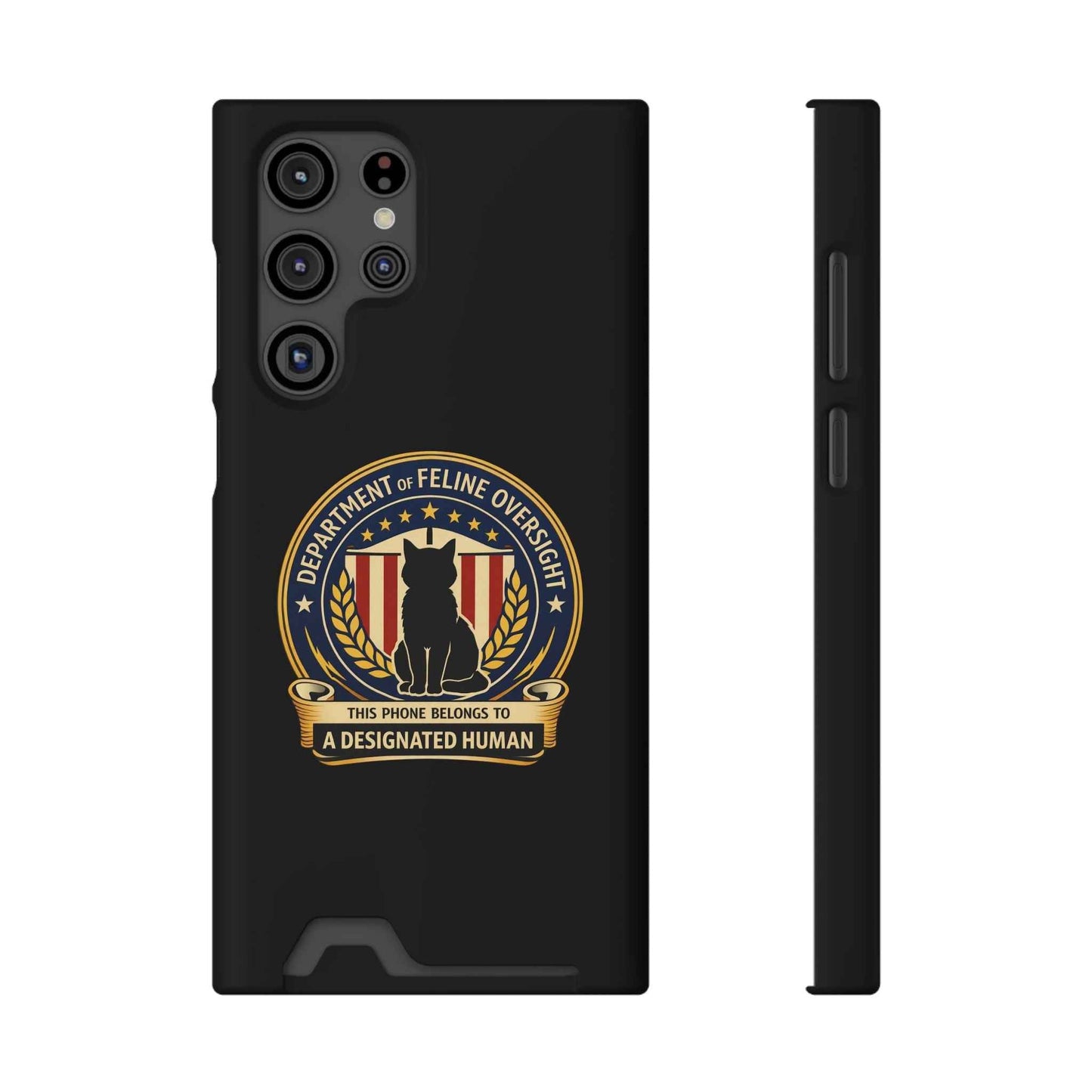 Department of Feline Oversight MagSafe iPhone Case - Designated Human Edition