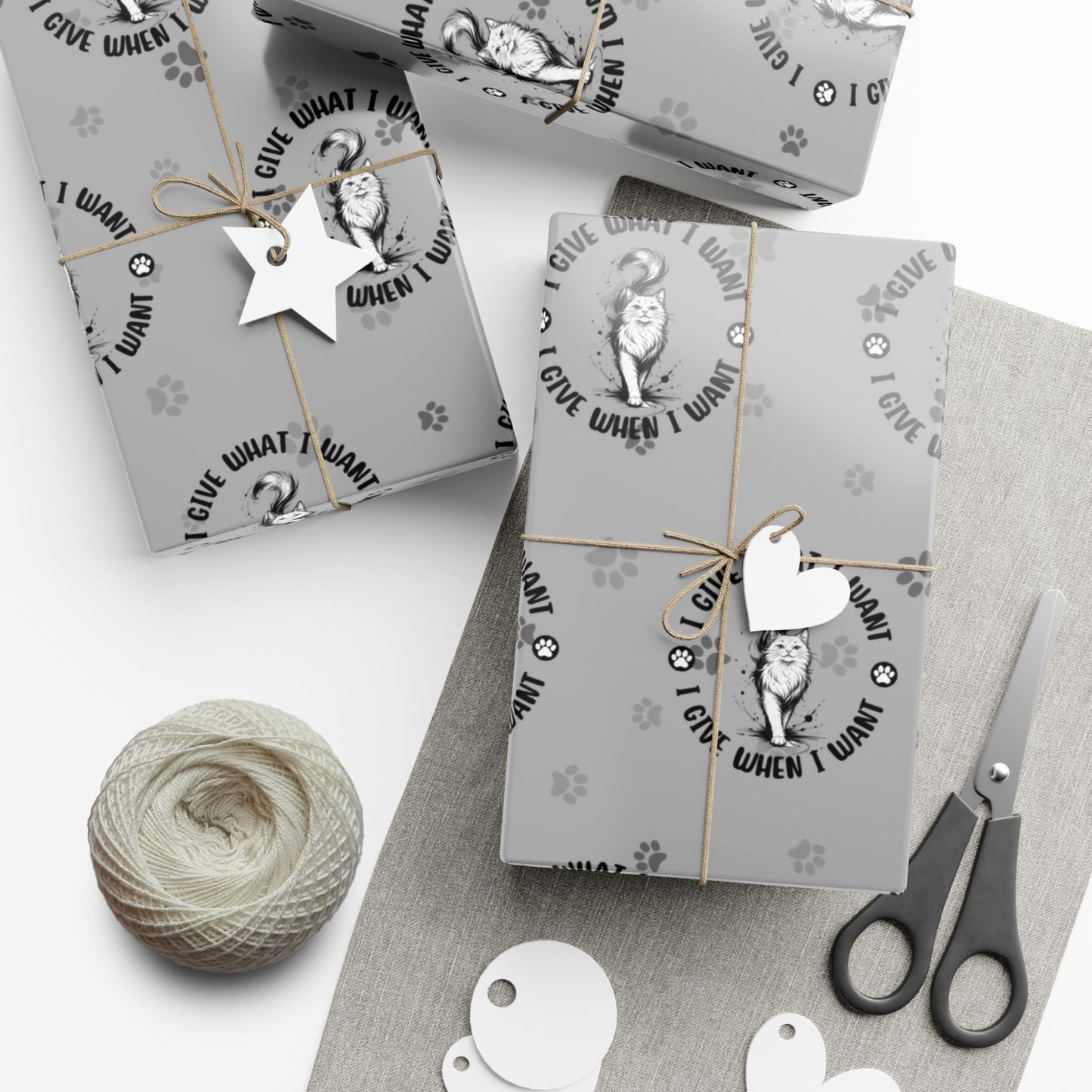 I Give What I Want – Cat Lover Gift Wrap
