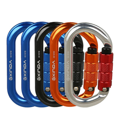 Premium O-Shaped Thread Lock Carabiner for Climbing