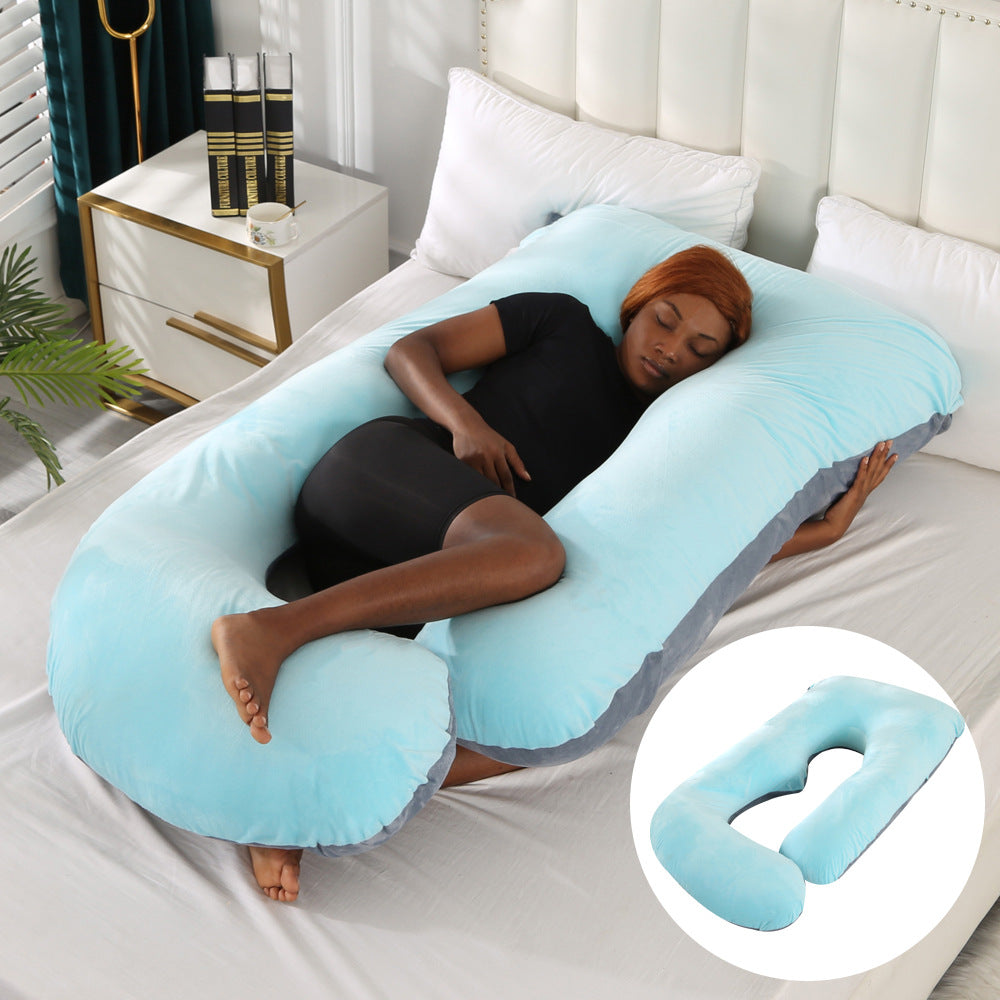 J-Shaped Pregnancy Pillow for Side Sleepers