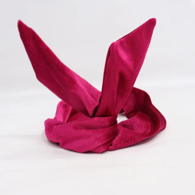 Fabric butterfly knot headband cute rabbit ear headdress headband and headband - Korvel