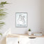L'impression sur toile Chat Le Monde Peut Attendre